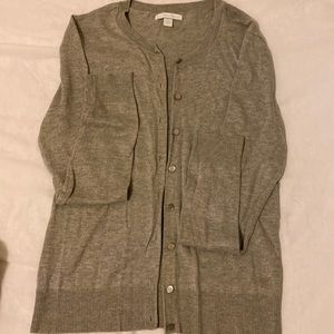 Lightweight cardigan by New York company.
